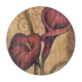 Rote Tulpen II Schneidebrett (Vorderseite)