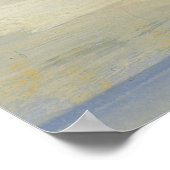 Rote Tulpen in blauem Poster (Ecke)