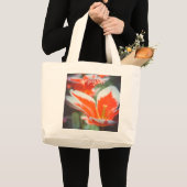 Rote Tulpen Jumbo Stoffbeutel (Vorderseite (Produkt))