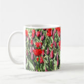 Rote Tulpen Kaffeetasse (Links)