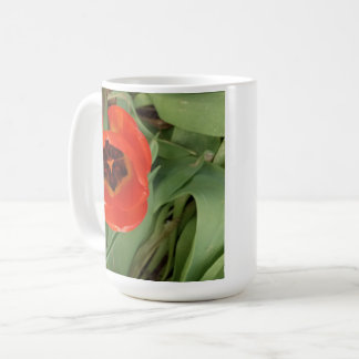 Rote Tulpen-Kaffeetasse Kaffeetasse