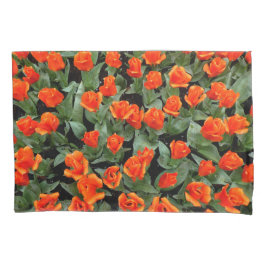 Rote Tulpen Kissenbezug