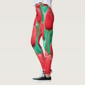 Rote Tulpen-Leggings Leggings (Links)