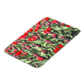 Rote Tulpen Magnet (Linke Seite)