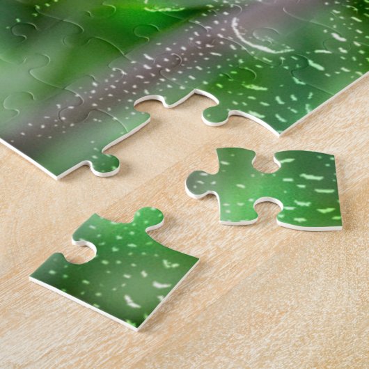 rote Tulpen mit Regenfällen auf dem Fenster Puzzle (Seite)