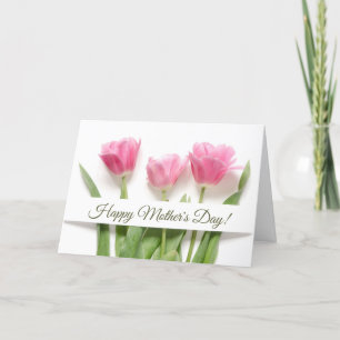 Rote Tulpen Muttertag Feiertagskarte