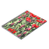 Rote Tulpen Notizblock (Linke Seite)