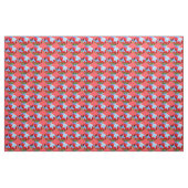 Rote Tulpen Stoff (Yard (91,4 cm))