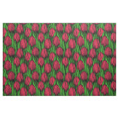 Rote Tulpen Stoff (Yard (91,4 cm))