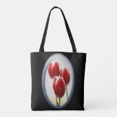 Rote Tulpen Tasche (Rückseite)
