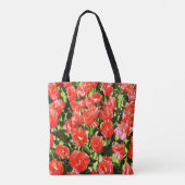 Rote Tulpen Tasche (Rückseite)