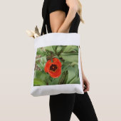 Rote Tulpen-Tasche Tasche (Von Nahem)