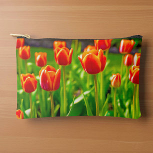 Rote Tulpen-Tasche Zubehörtasche
