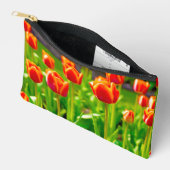 Rote Tulpen-Tasche Zubehörtasche (Offen)
