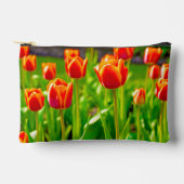 Rote Tulpen-Tasche Zubehörtasche (Vorderseite)