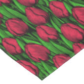 Rote Tulpen Tischdecke (Schrägansicht)