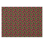 Rote Tulpen Tischdecke (Vorderseite (Horizontal))