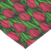Rote Tulpen Tischdecke (Schrägansicht)