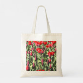 Rote Tulpen Tragetasche (Rückseite)