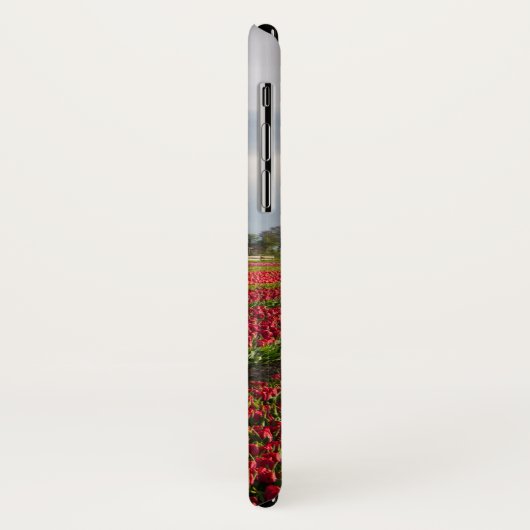 Rote Tulpen und eine Windmühle Case-Mate iPhone Hülle (Hinten/Links)