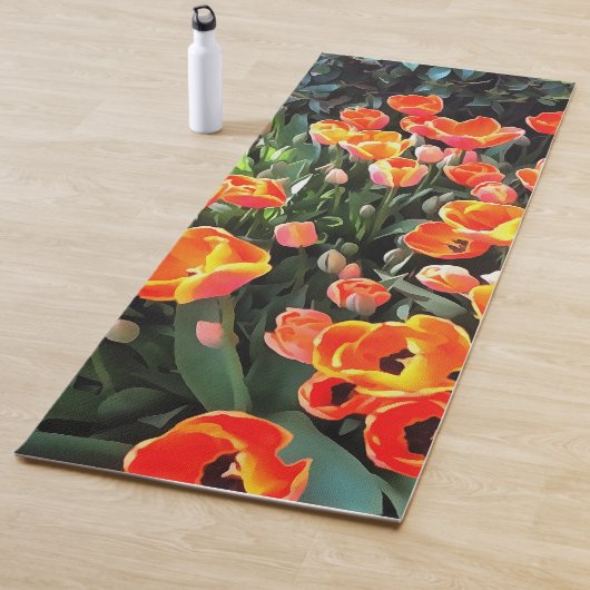 Rote Tulpen von Istanbul Yogamatte (Beispiel)