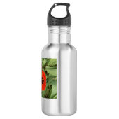 Rote Tulpen-Wasserflasche Edelstahlflasche (Vorderseite)