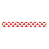 Rote Tupfen Ripsband (Vorderseite)