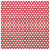 Rote Tupfen Stoff (Muster)