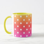 Rote Tupfen Tasse (Links)