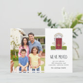 Rote Tür | Ankündigung zum Umschalten von Fotos (Stehend Vorderseite)