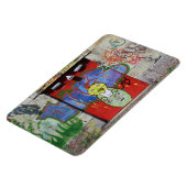 Rote Tür Magnet (Linke Seite)