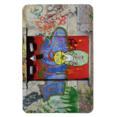 Rote Tür Magnet (Vertikal)