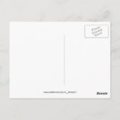 Rote Tür Postkarte (Rückseite)