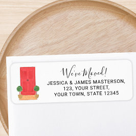 Rote Tür Wir haben die Rücksendeadresse verschoben