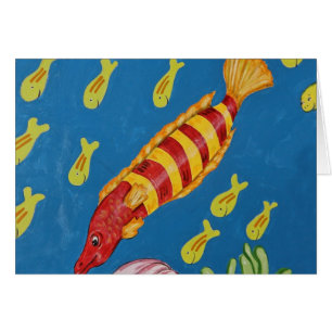 Rote u. gelbe tropische Fische