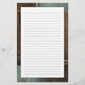 Rote u. graue Backsteinmauer Briefpapier (Vorderseite)