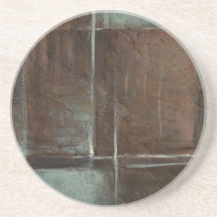 Rote u. graue Backsteinmauer Getränkeuntersetzer