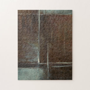 Rote u. graue Backsteinmauer Puzzle