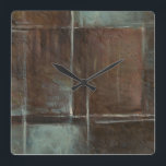 Rote u. graue Backsteinmauer Quadratische Wanduhr<br><div class="desc">Eine reizende rote und graue Backsteinmauer wird in dieser Arbeit von Ethan Harper dargestellt. Es konnte die Außenseite eines sehr alten Gebäude oder des Inneres einer rustikalen Dusche sein. Keine Angelegenheit das Thema,  die Farben und die Malereiart geben dem Stück ein sehr lebensechtes Gefühl. Erhalten Sie eine Kopie jetzt!</div>