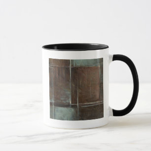 Rote u. graue Backsteinmauer Tasse