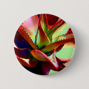 Rote u. grüne Agave Button