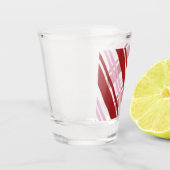 Rote u. rosa Pfefferminz Schnapsglas (Links)