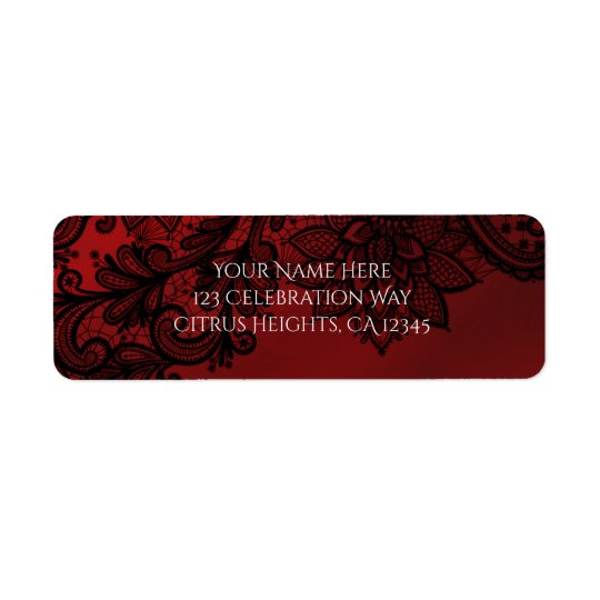 Rote u. schwarze dunkle Eleganz Goth