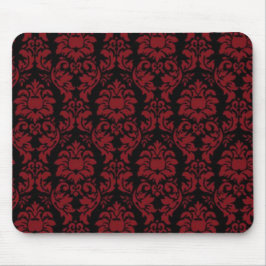 Rote u. schwarze gotische Mausunterlage Mousepad