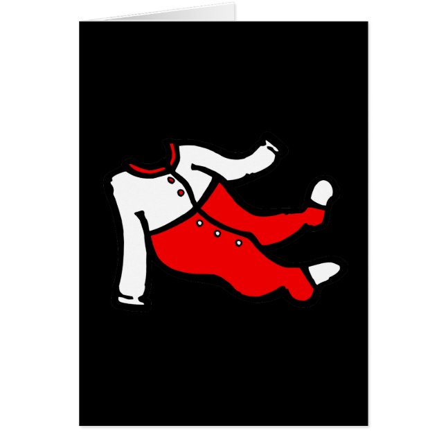 rote u. weiße footy PJ (Vorne)