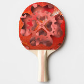 rote Uhr Tischtennis Schläger (Vorderseite)