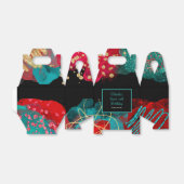 Rote und aquamarine Alkoholtinte Süß 16 Geschenkschachtel (Ungefaltet)