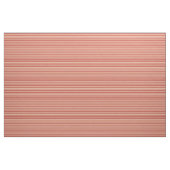 Rote und beige farbige Streifen/Linienmuster Stoff (Yard (91,4 cm))