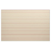 Rote und blass Goldenrod Linien Stoff (Fat Quarter (45,7 x 55,9 cm))