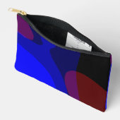 Rote und blaue abstrakte Kunst 601 Zubehörtasche (Offen)